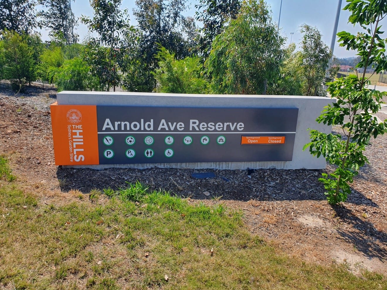 Arnold Avenue Reserve, home ground of Hills Spirit FC